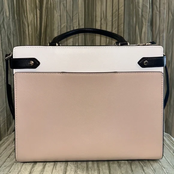 Kate Spade Cream and Black Satchel - Picture 3 of 7